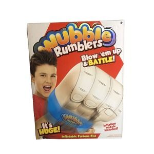 Wubble Rumblers INFLATABLE FURIOUS FIST With Pump Blow Up Battle Hand NIB